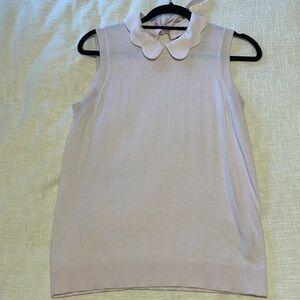Banana Republic Sleeveless Scallop Sweater (S)